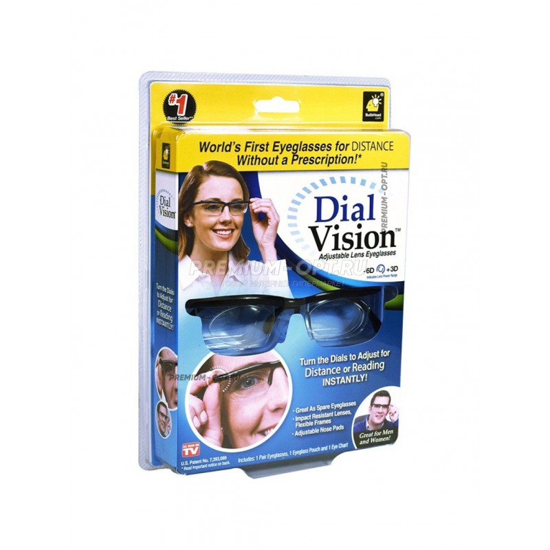 Очки с регулировкой линз Dial Vision - Adlens